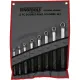 8 Piece Double Ring Spanner Set (Handy Tool Roll)